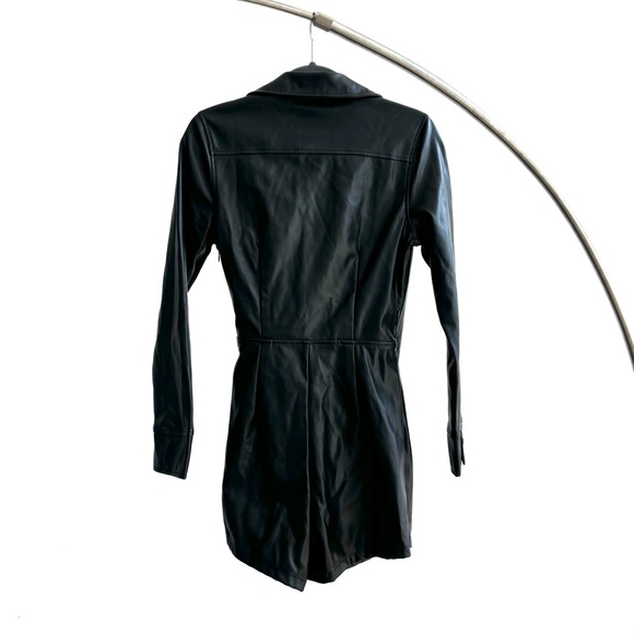 Superdown Chantel Faux Leather Romper NEW - Picture 3 of 5